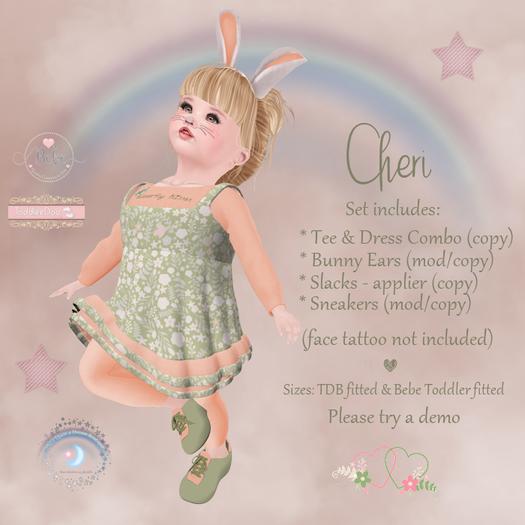 !!OUD Cheri Mint TDB & Bebe Toddler Fitted
