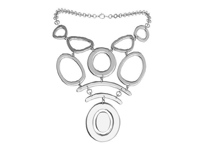MINIMAL - Galea Necklace Silver