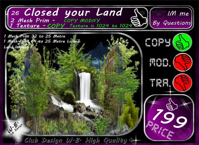 * Closed Your Land *Tree Wall V 1 *