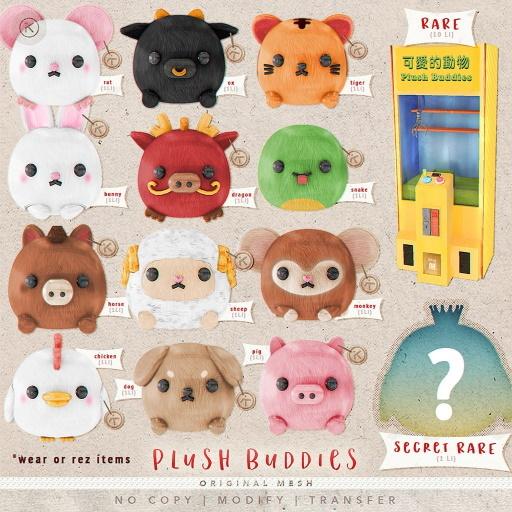 kotte - plush buddies - RARE