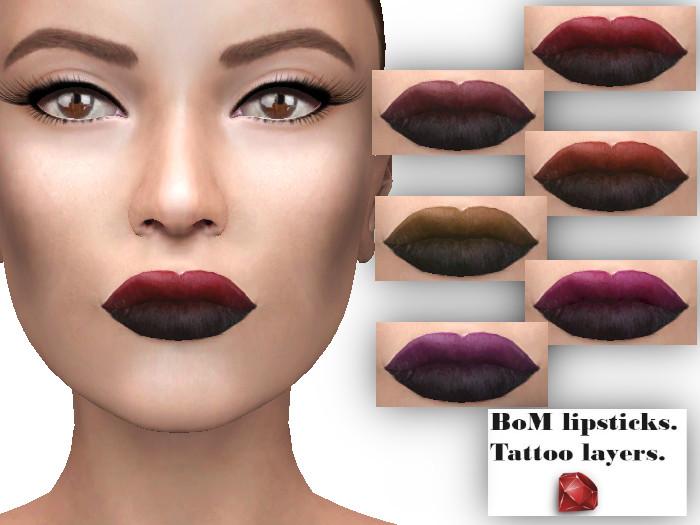 ~Ruby~ BOM Lipsticks set 8 - CATWA