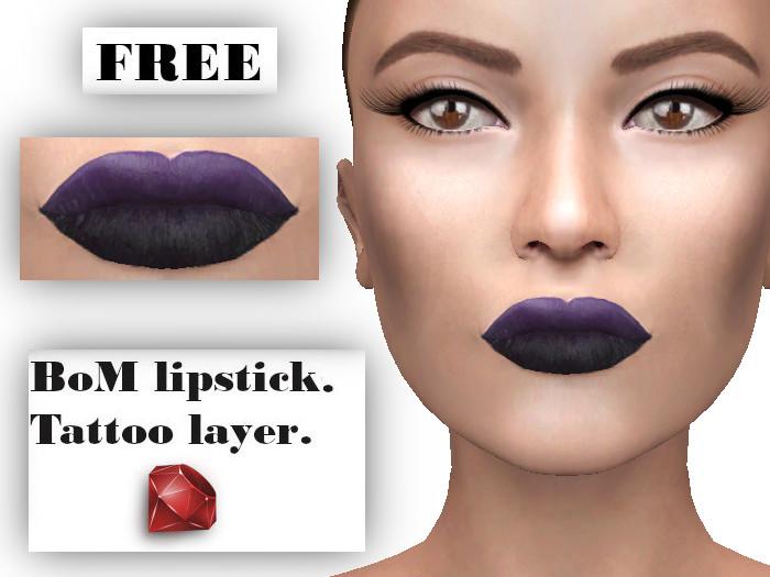 ~Ruby~ Lipstick set 8 DEMO - Free lipstick BoM for Catwa