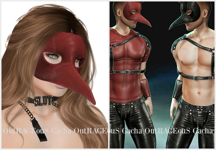 RIOT / Bird Of Prey Mask - Red