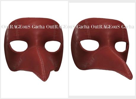 Byob Riot Mask Second Life Marketplace - RIOT / Bird Of Prey Mask - Red - Unisex