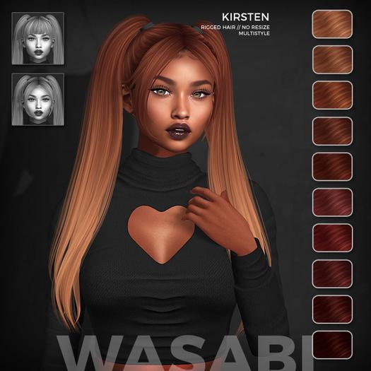 Wasabi // Kirsten Mesh Hair - Reds