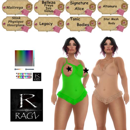 LACY TEDDY COLOR CHANGE