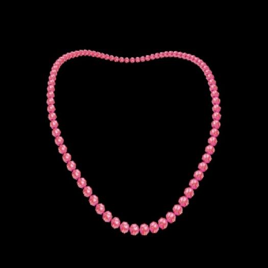 Red Crystal Glass Necklace