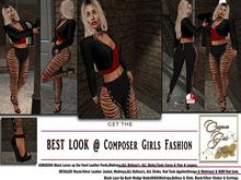 !CGF-*Black Widow* Complete Pants Outfit