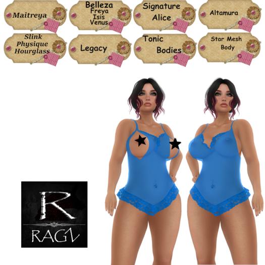 RAGZ - LACY TEDDY BLUE (Add)
