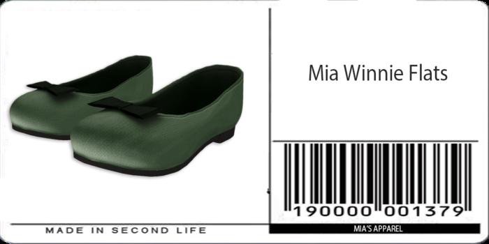 Mia Bebe TODDLER & YOUTH Winnie Flats - Olive [Wear]