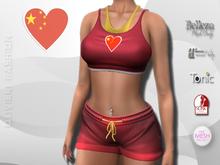 CHINA - TANK TOP & SHORTS - Heart