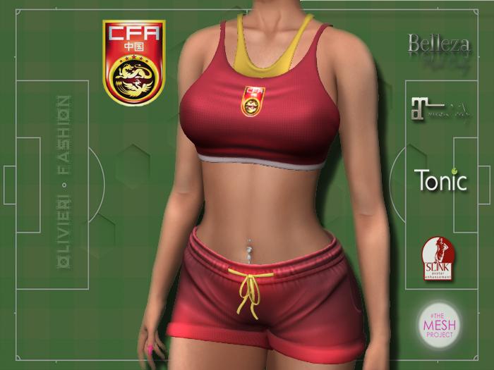 CHINA  - TANK TOP & SHORTS