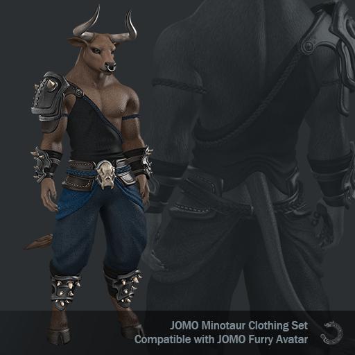 JOMO Male Minotaur Clothing Set D
