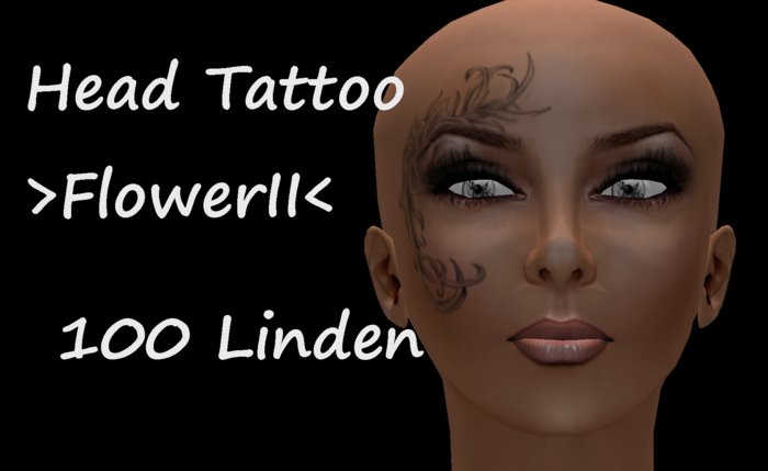 Head Flower II Tattoo