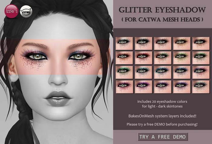 Izzie's - DEMO Catwa Glitter Eyeshadow Appliers