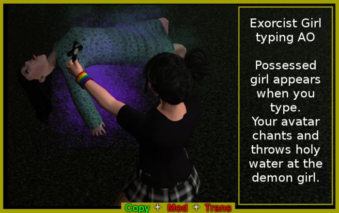 Exorcist Girl typing AO