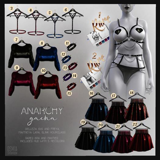 OSMIA - Anarchy.Gacha.Bracelet - Red