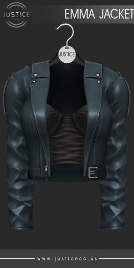 [JUSTICE] EMMA JACKET - PEACOCK