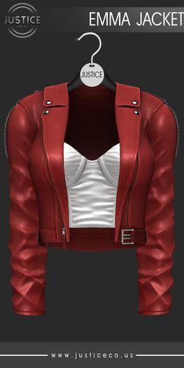 [JUSTICE] EMMA JACKET - MERLOT