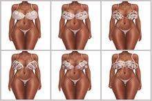 BoM Sheer WHITE Bra and Panties Set (BOXED)