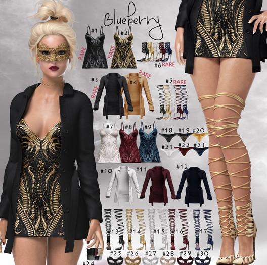 #4 Blueberry / Show Time / Maitreya - Coat *Queen* / RARE