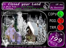 * Closed your Land * Winter Wall V 5 *
