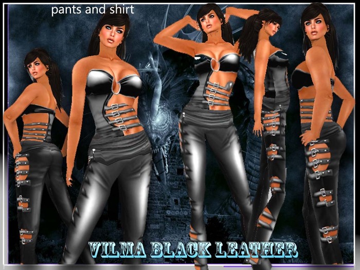 vilma leather black!!!!