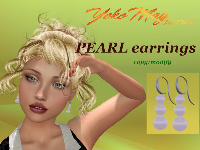 Pearl earrings