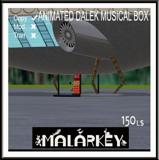 Dalek spaceship (music box)