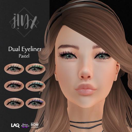 j!NX Dual Eyeliners Pastel