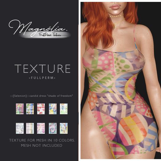 *Magnolia *- Texture FULL PERM -:::[Selenion]:::candid dress