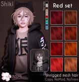 [^.^Ayashi^.^] Shiki hair-Red set
