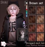 [^.^Ayashi^.^] Shiki hair-Brown set