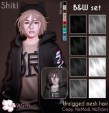 [^.^Ayashi^.^] Shiki hair-B&W set