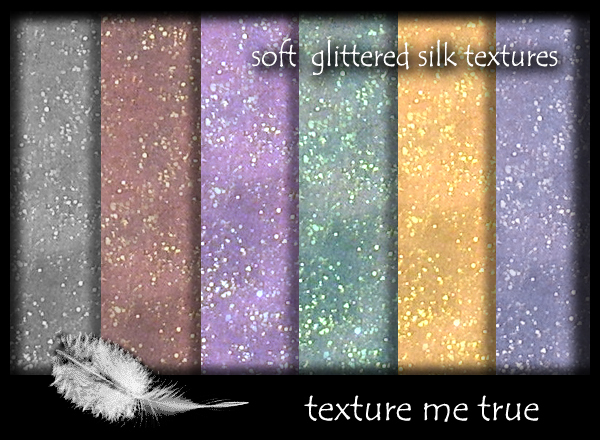 softly glittered silk texture pack
