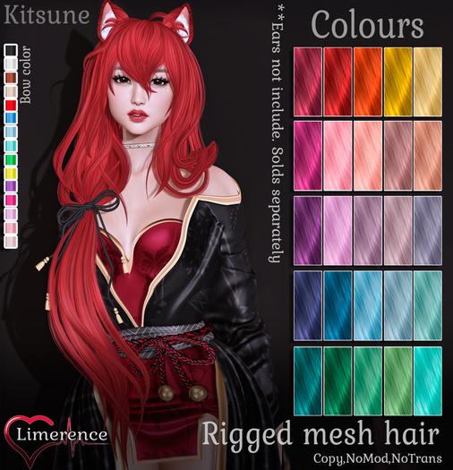 {Limerence} Kitsune hair-Colours