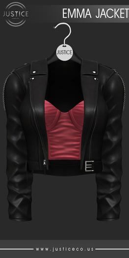 [JUSTICE] EMMA JACKET - EBONY