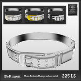 Akito - Belt mens white