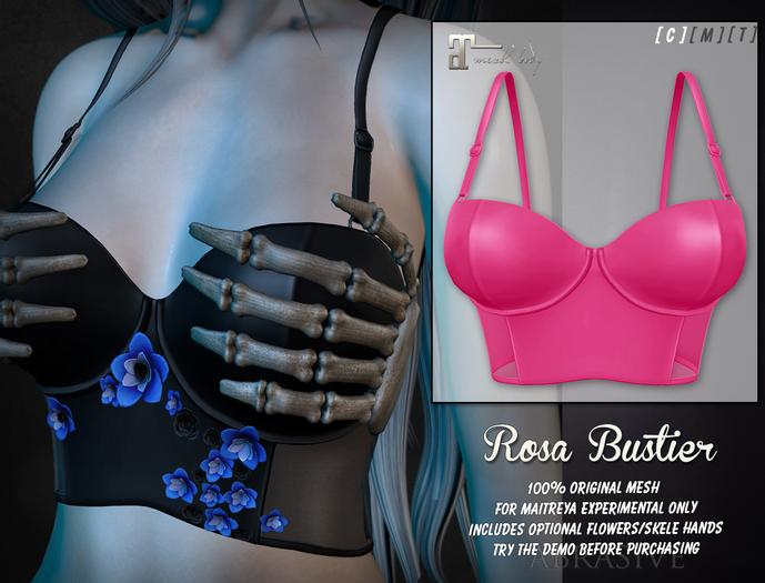 [ abrasive ] Rosa Bustier - Pink