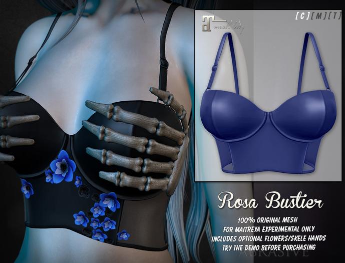 [ abrasive ] Rosa Bustier - Navy