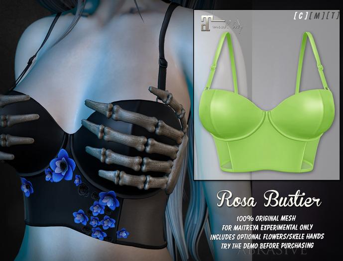 [ abrasive ] Rosa Bustier - Lime