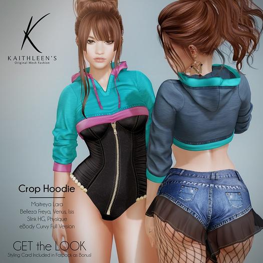 Kaithleen's Crop Hoodie - Fatpack