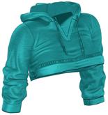 Kaithleen's Crop Hoodie - Mint