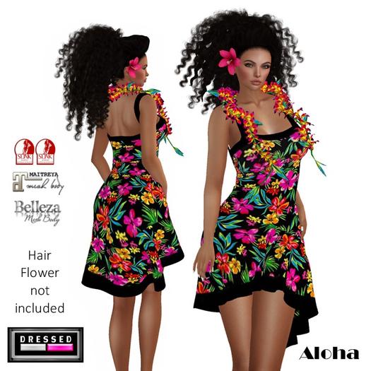 ::DBL:: Aloha Dress ( Belleza, Slink and Maitreya ONLY)