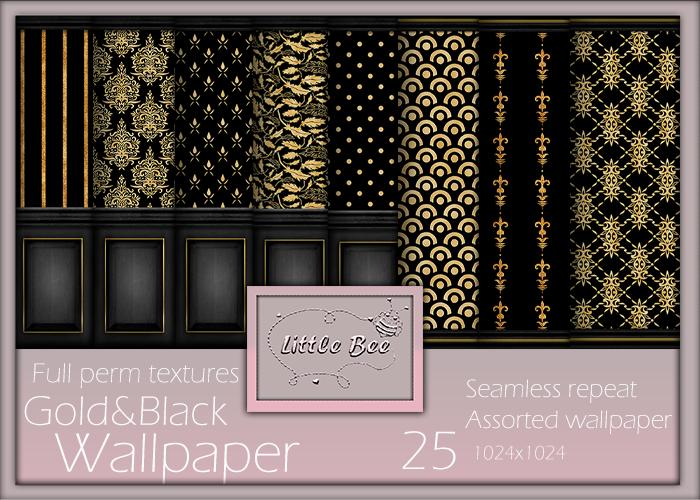 Gold&black wallpaper