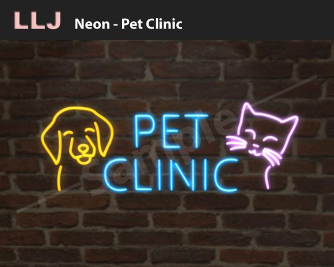 LLJ Neon Pet Clinic