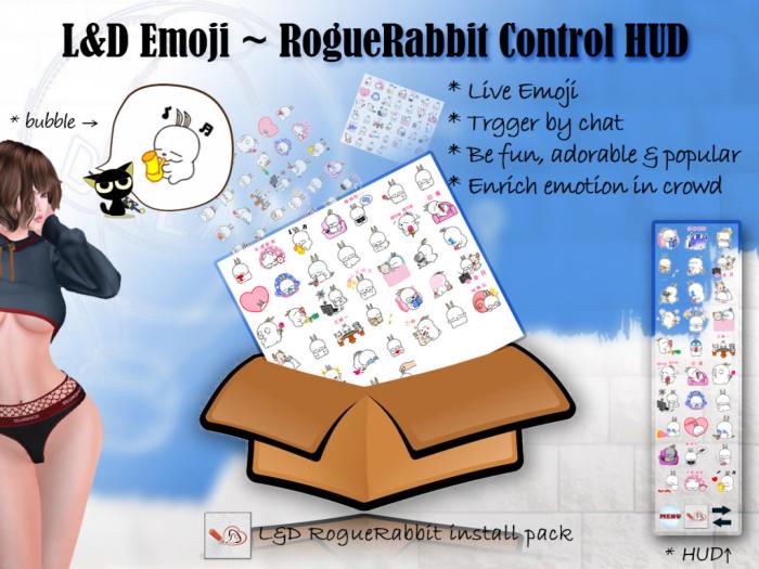 L&D Emoji ~ RogueRabbit Control HUD (v 1.0) (BOX)
