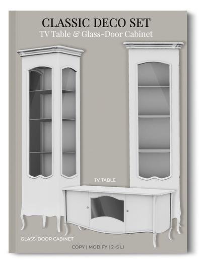 MINIMAL - Classic Tvtables&Glass set