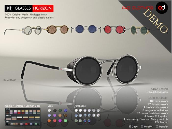 A&D Clothing - Glasses -Horizon- DEMOs
