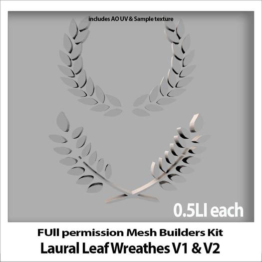 Laural Leaf Wreath SET FP Mesh Builders Kit
